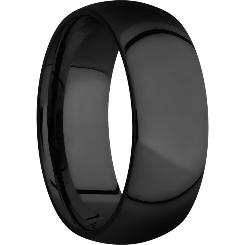 Lashbrook Black Zirconium 8mm Men's Wedding Band