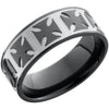 Lashbrook Black Zirconium 8mm Men's Wedding Band