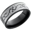 Lashbrook Black Zirconium 8mm Men's Wedding Band