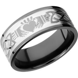 Lashbrook Black Zirconium 9mm Men's Wedding Band