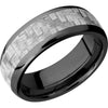 Lashbrook Black Zirconium 8mm Men's Wedding Band