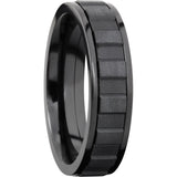 Lashbrook Black Zirconium 6mm Men's Wedding Band