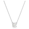 Swarovski Constella Pendant, Round Cut, White, Rhodium Plated