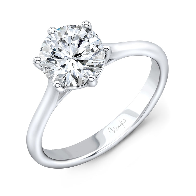 Uneek Round Diamond Engagement Ring
