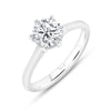 Uneek Timeless Round Diamond Engagement Ring