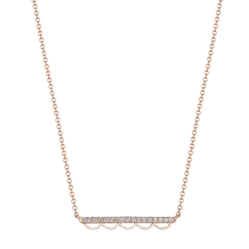 Tacori Open Crescent Diamond Necklace - Petite