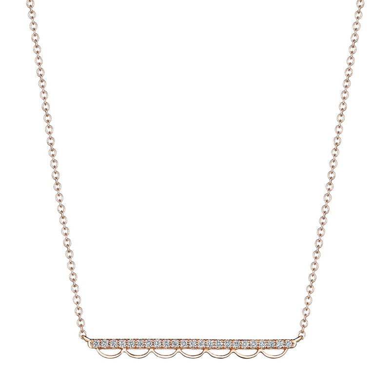 Tacori Open Crescent Diamond Necklace